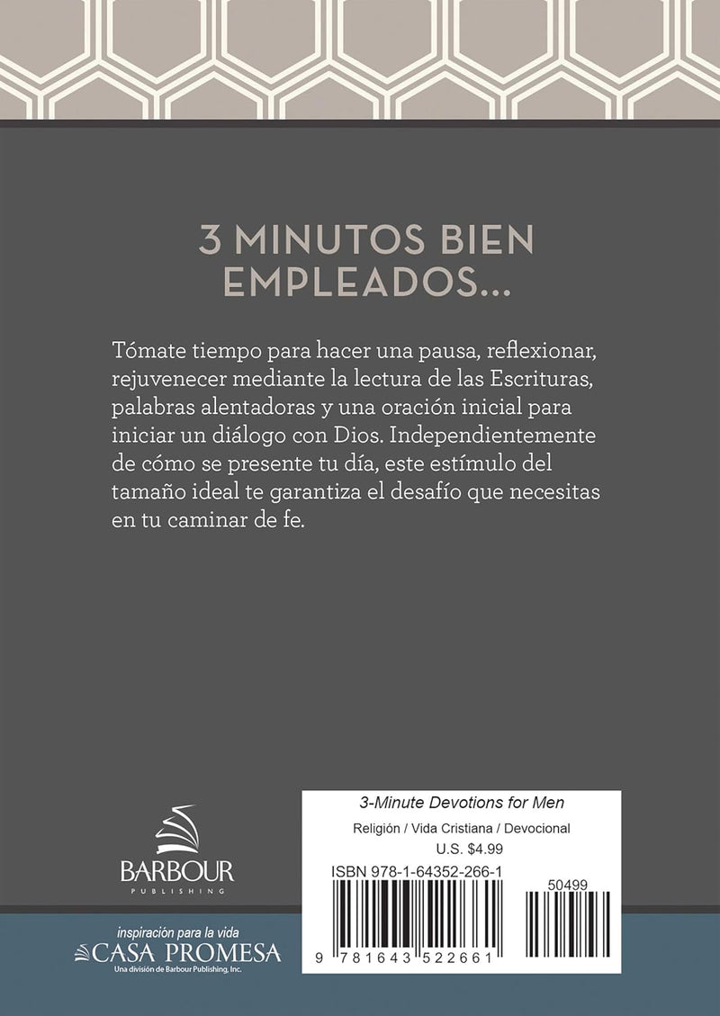Cargue la imagen en el visor de la galería, Devocionales de 3 minutos para hombres: 180 lecturas inspiradoras
