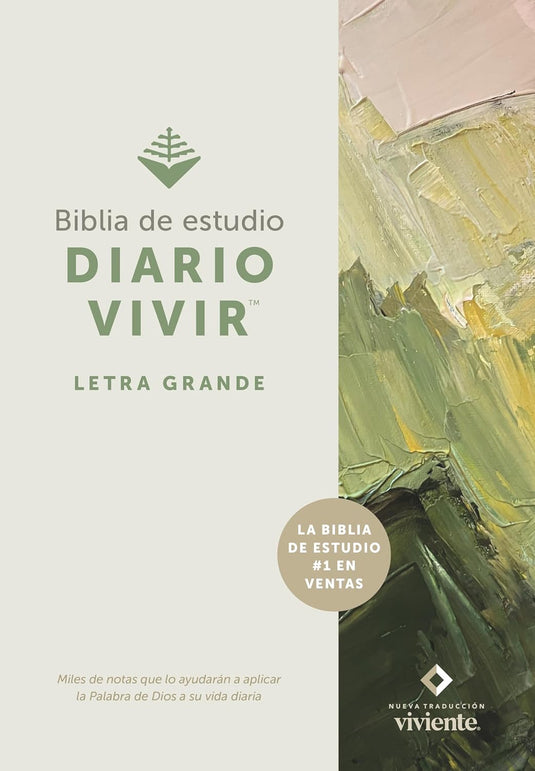 Biblia de estudio del diario vivir NTV, Letra Grande, Tapa dura