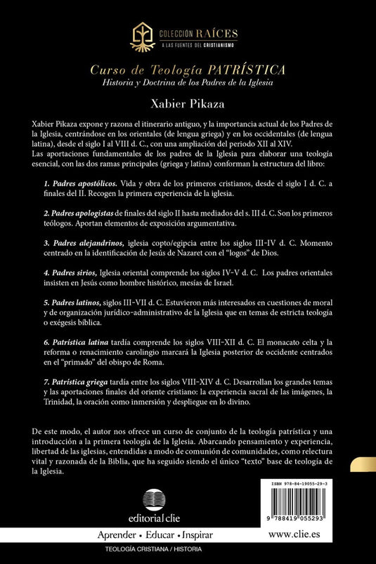 Curso de Teología Patrística: Historia y Doctrina de los Padres de la Iglesia