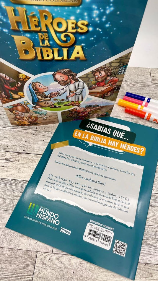 Héroes de la Biblia - Libro para Colorear