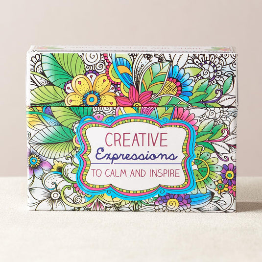 Paquete de 44 tarjetas para colorear de expresiones creativas