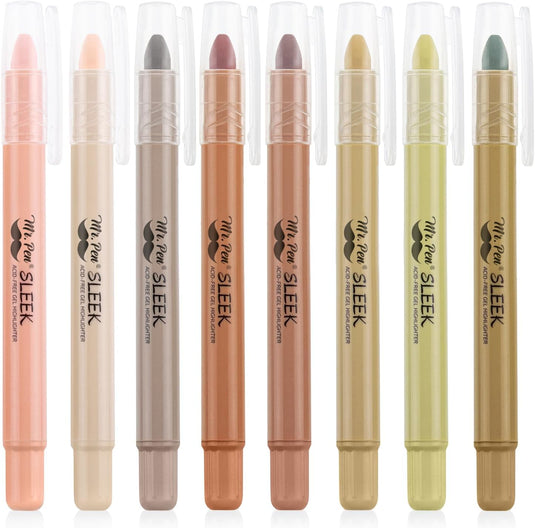 Paquete de 8 marcadores de gel para biblia Mr. Pen Vintage