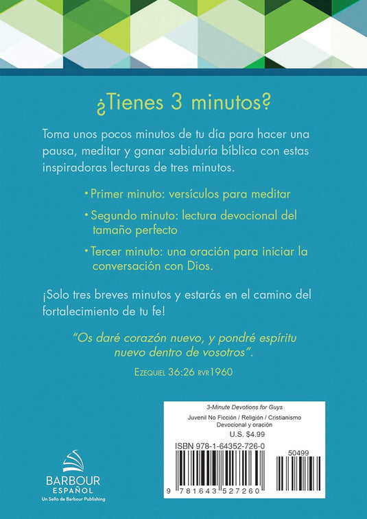 Devocionales de 3 minutos para chicos: 180 lecturas alentadoras