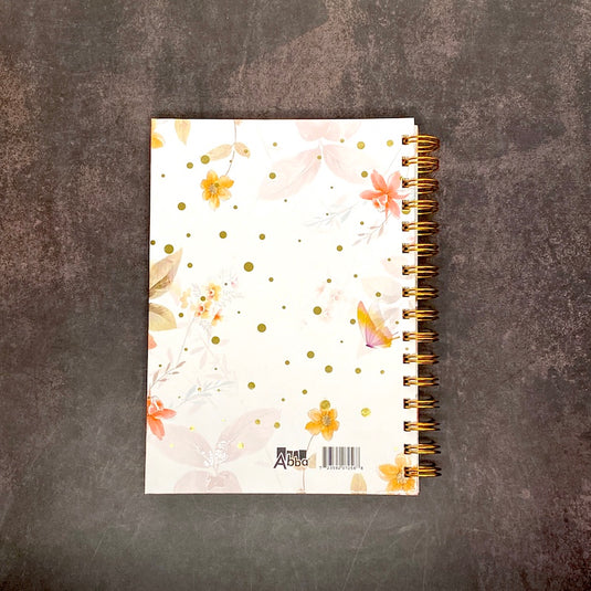Libreta devocional de resortes Mis Momentos con Dios, tapa dura primaveral