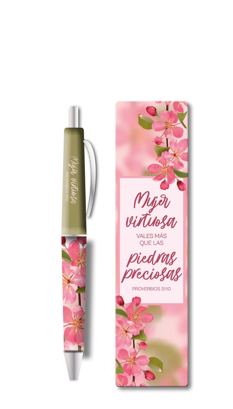 Cargue la imagen en el visor de la galería, Set de lapicero con separador- Mujer virtuosa
