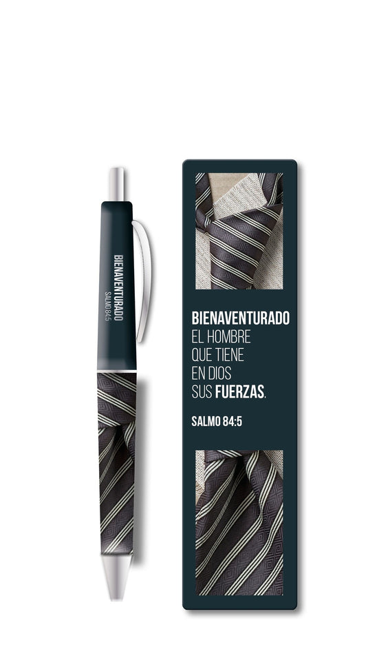 Set de lapicero con separador- Bienaventurado el hombre