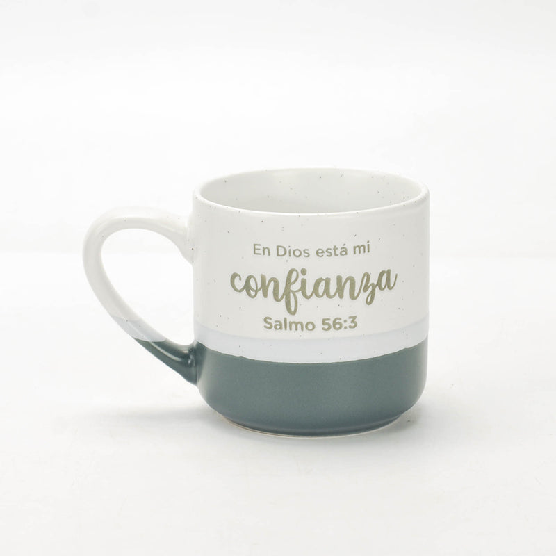 Cargue la imagen en el visor de la galería, Taza Colección Acuarela. En Dios está mi confianza

