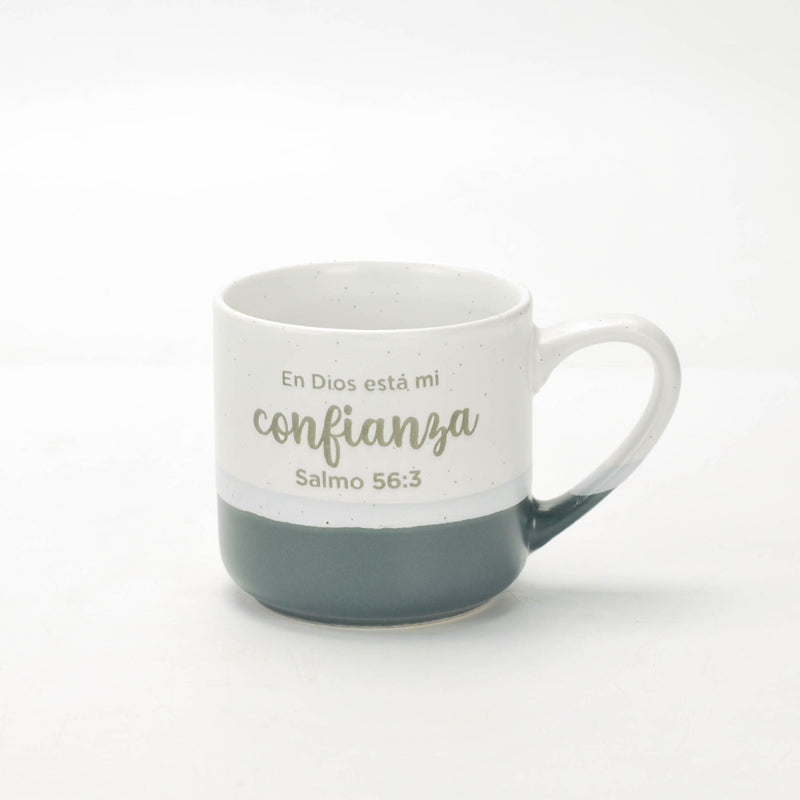 Cargue la imagen en el visor de la galería, Taza Colección Acuarela. En Dios está mi confianza
