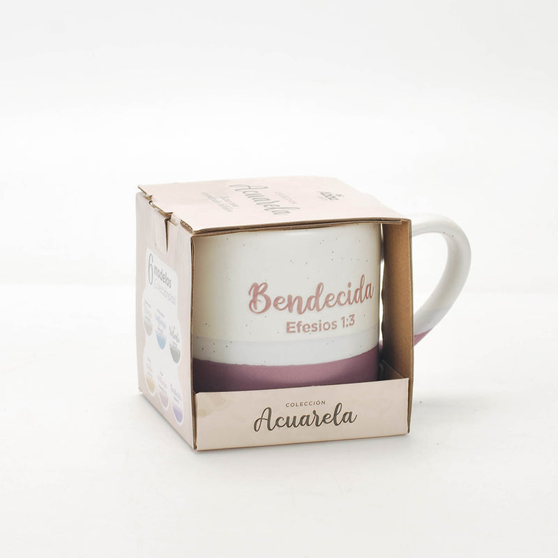 Cargue la imagen en el visor de la galería, Taza Colección Acuarela. Bendecida
