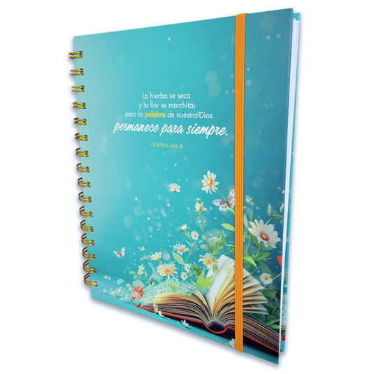 Libreta de resortes- Dios permanece para siempre.