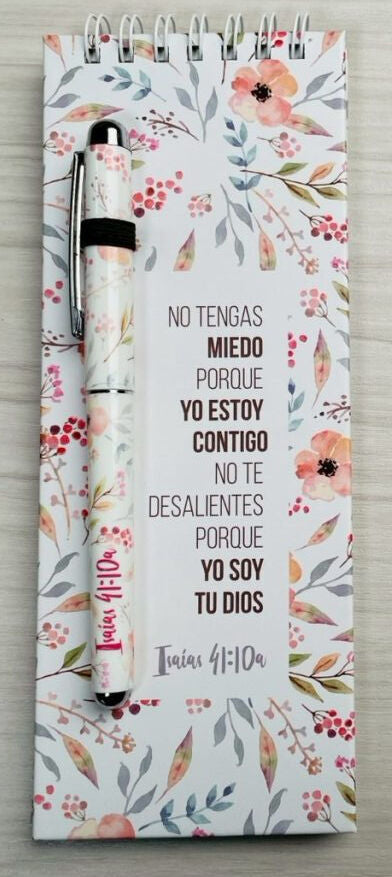 Cargue la imagen en el visor de la galería, Set de libreta con Lapicero- No tengas miedo
