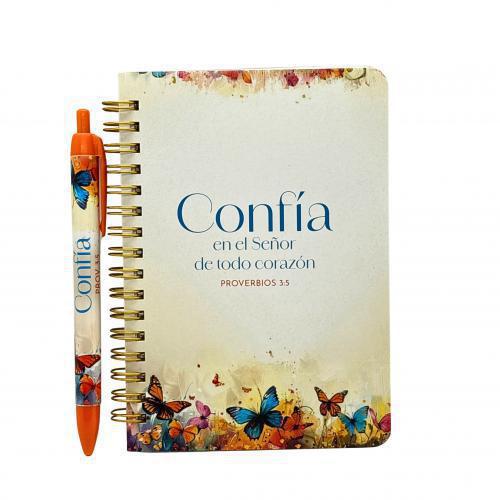 Set de Libreta con lapicero- Confía