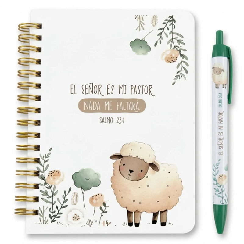 Cargue la imagen en el visor de la galería, Set de Libreta con lapicero- El Señor es mi pastor
