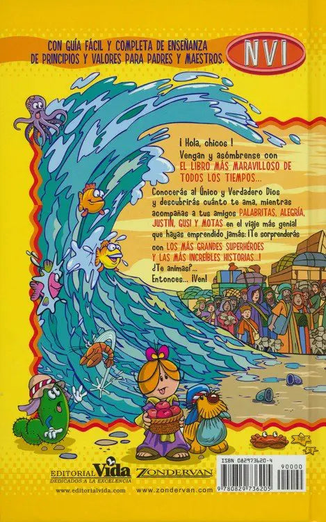 Cargue la imagen en el visor de la galería, Santa Biblia Palabritas de Vida NVI: La nueva Biblia de estudio de los niños de Hispanoamérica
