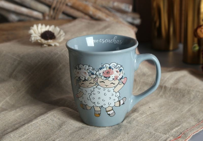 Taza Algodoncitas Tú me escuchas