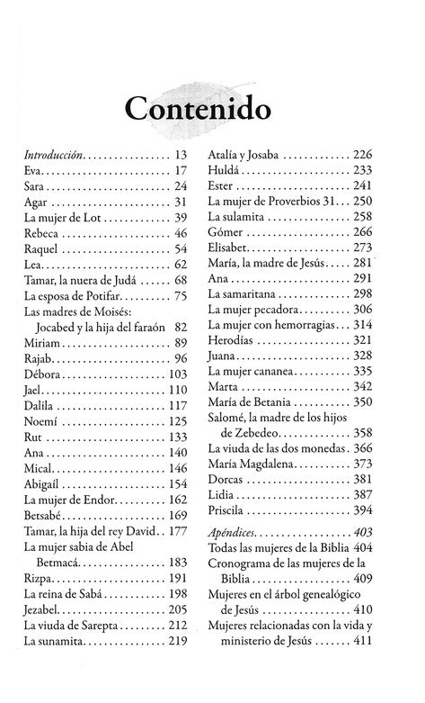 Mujeres de la Biblia: Un devocional de estudio para un año sobre las mujeres de la Escritura