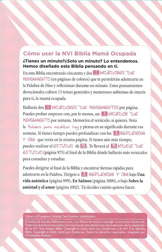 Cargue la imagen en el visor de la galería, Biblia de la Mamá Ocupada NVI, imitación piel turquesa
