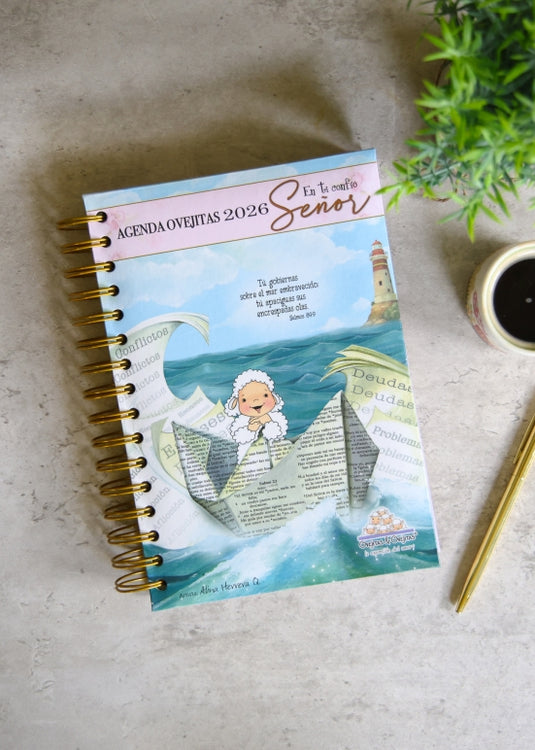Agenda Ovejitas 2026 color rosado