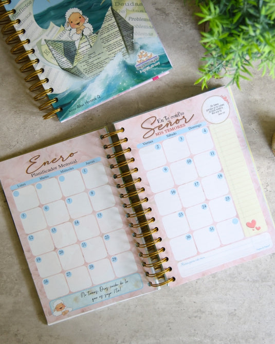 Agenda Ovejitas 2026 color rosado