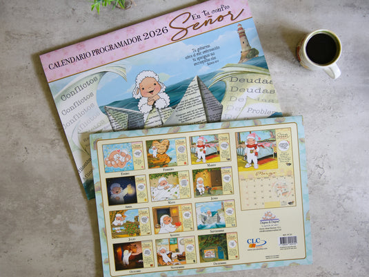 Calendario Ovejitas 2026, rosado