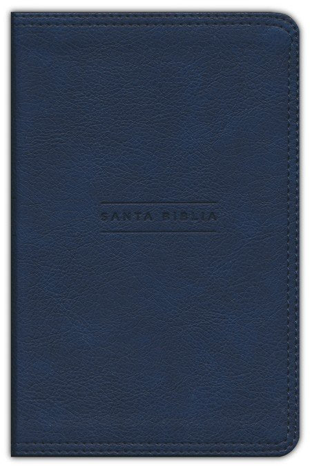 Santa Biblia NVI, Revisión 2022, Ultrafina, Letra Gigante, Leathersoft Azul marino