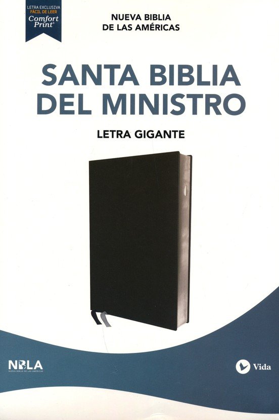 Cargue la imagen en el visor de la galería, Biblia del Ministro NBLA, Letra Gigante, Leathersoft, Negra, Comfort Print

