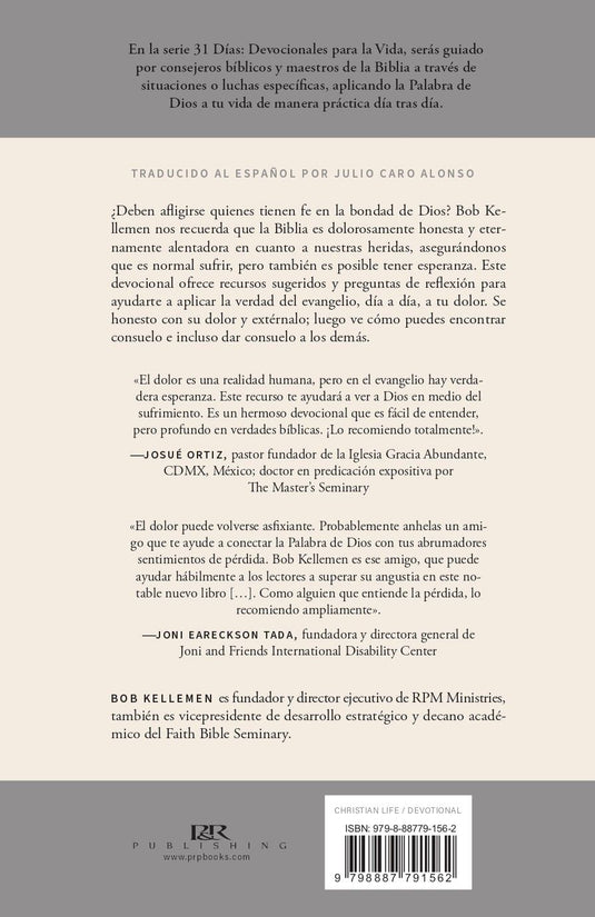 El Duelo: Caminando Con Jesús (31 días: Devocionales Para la Vida)