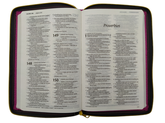 Santa Biblia NTV, Edición zíper (SentiPiel Fucsia)