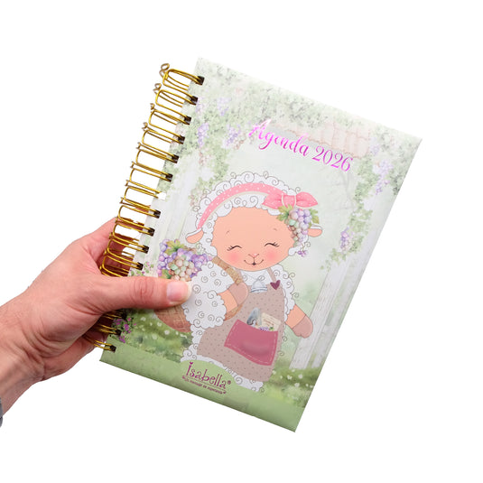 Agenda Isabella 2026 (diseño uvas)