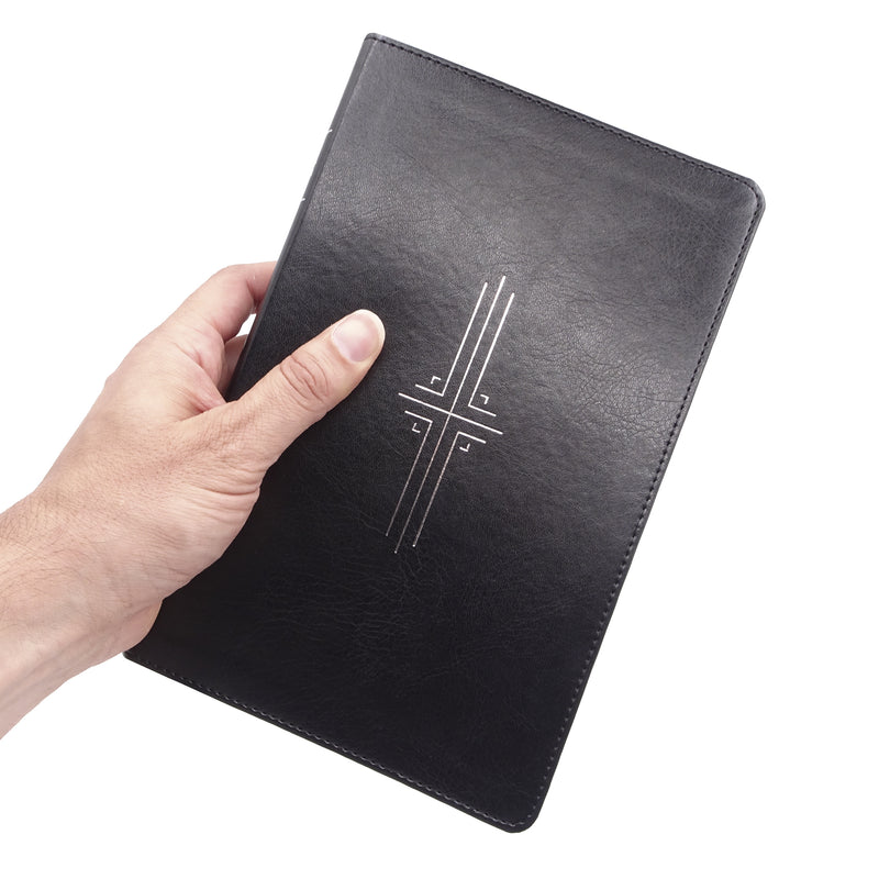 Cargue la imagen en el visor de la galería, Biblia ultrafina NTV, con Filament, imitación piel negro
