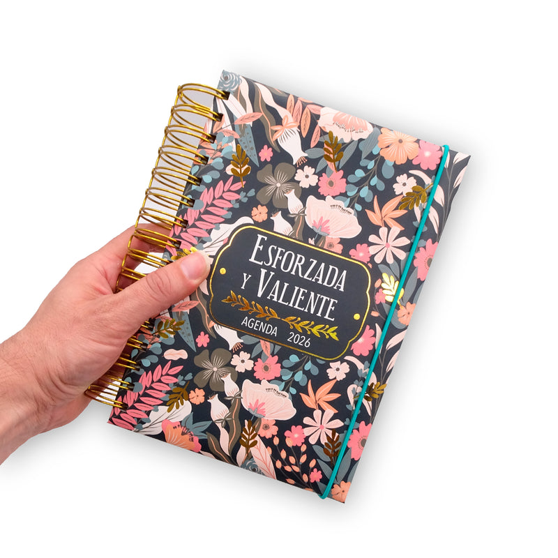 Cargue la imagen en el visor de la galería, Agenda Esforzada y Valiente Floral 2026
