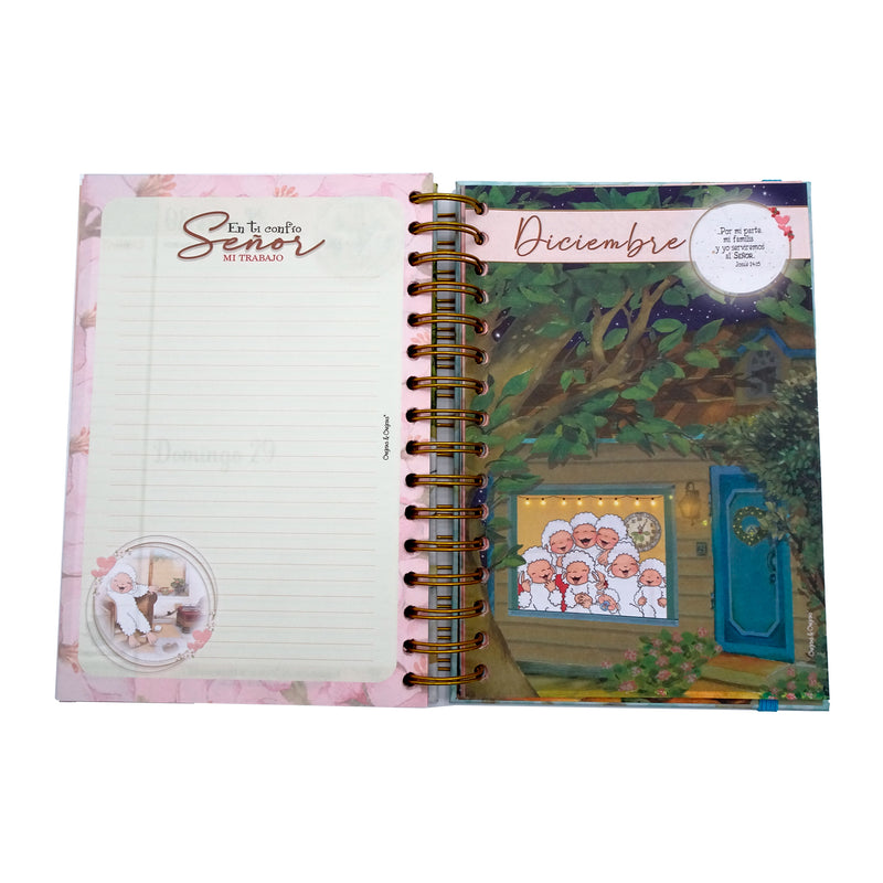 Cargue la imagen en el visor de la galería, Agenda Ovejitas 2026 color turquesa
