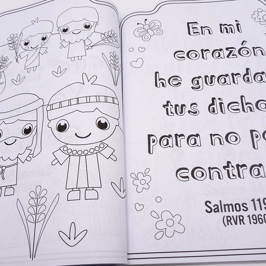 Biblia - Libro para colorear con pegatinas