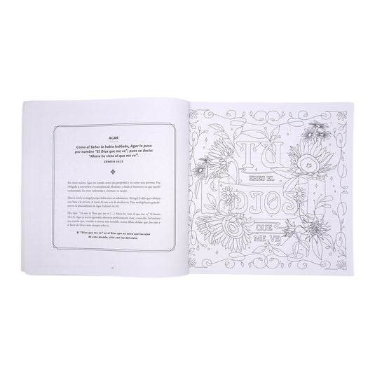 Las mujeres de la Biblia nos hablan. Libro para colorear