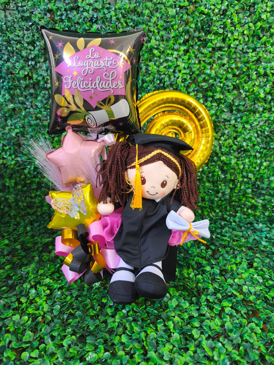 Arreglo Muñequitos Graduación