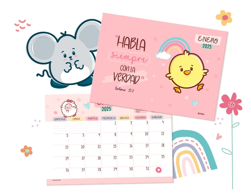 Cargue la imagen en el visor de la galería, Calendario Borlitas 2025
