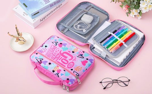 Estuche para Biblia With God all things are possible