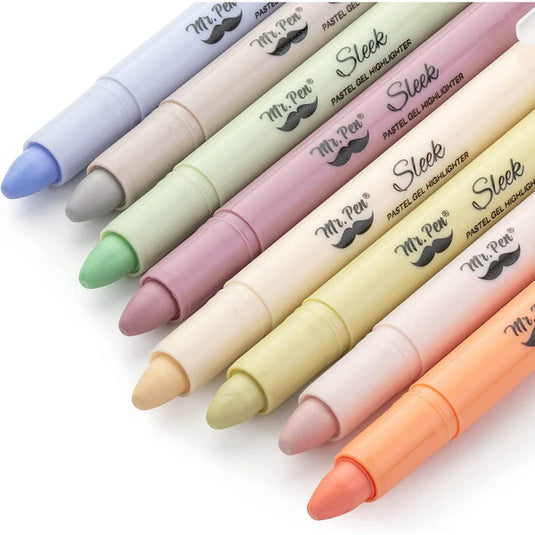 Paquete de 8 marcadores de gel para biblia Mr. Pen