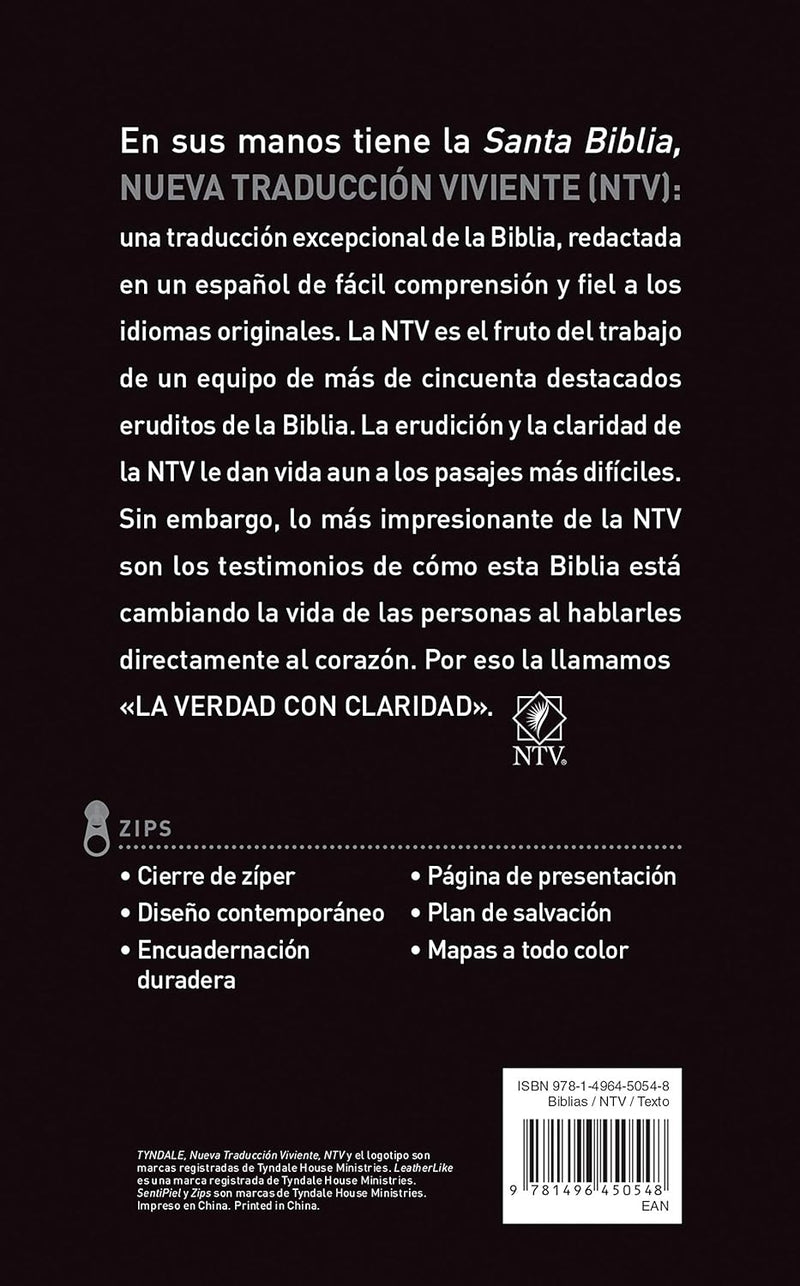 Cargue la imagen en el visor de la galería, Santa Biblia NTV, Edición zíper (SentiPiel León)
