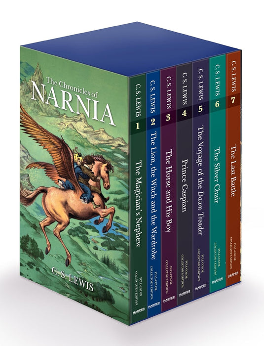 The Chronicles of Narnia Full-Color Paperback 7-Book Box Set (inglés)