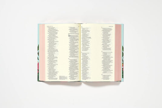 Biblia RVR 1960 Artística Ilustrada, tapa dura/tela floral