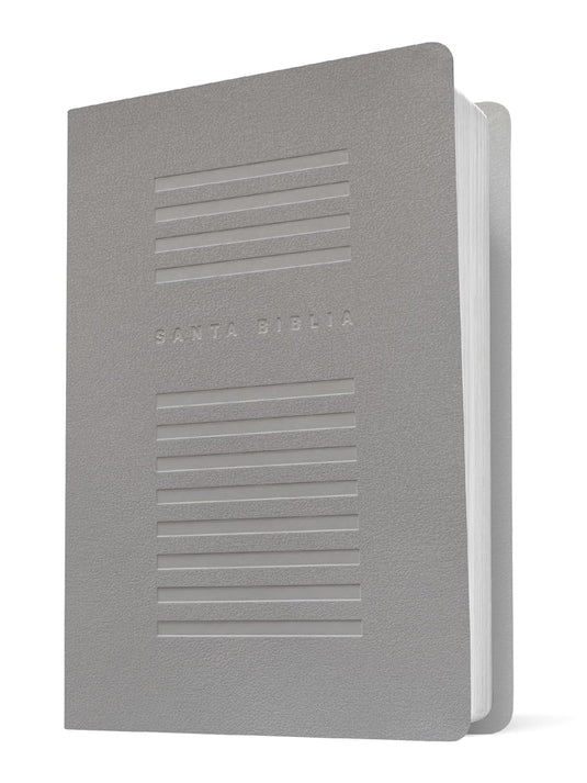 Biblia valor premium NTV con Filament, Letra Grande, SentiPiel gris