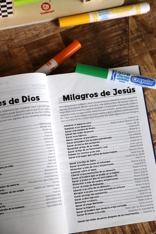 Biblia para niños NVI, Revisión 2022, imitación piel lavanda estrellas