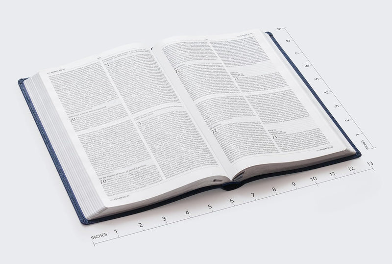Cargue la imagen en el visor de la galería, Biblia Bilingüe NIV/NVI, imitación piel azul (Bilingual Bible leathersoft navy)
