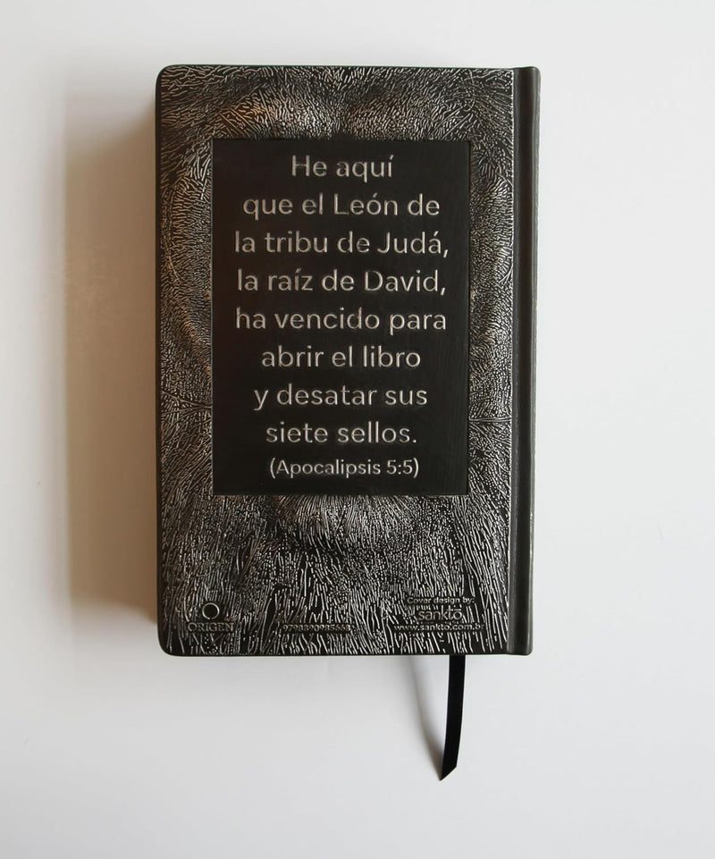 Cargue la imagen en el visor de la galería, Biblia RVR 1960 León de Judá, Letra Grande, con índice, edición especial plata
