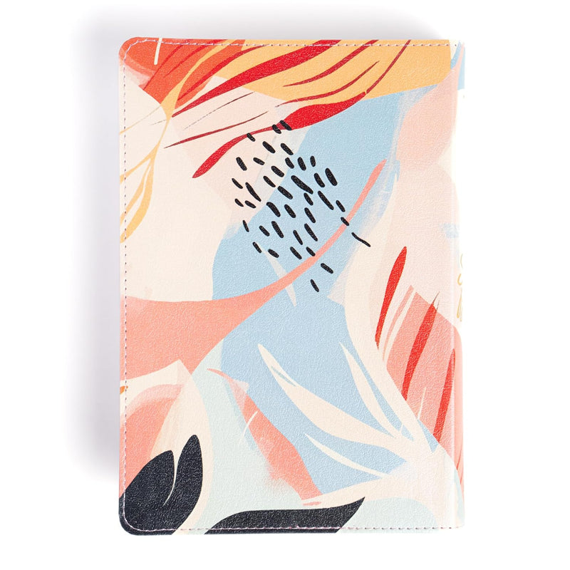 Cargue la imagen en el visor de la galería, Biblia RVR 1960, Letra Grande, Tamaño Manual, edición especial, símil azul multicolor
