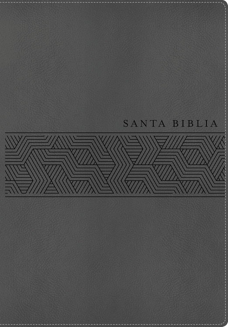 Cargue la imagen en el visor de la galería, Biblia NTV, Edición manual, Letra Gigante, imitación piel gris
