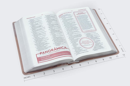 Biblia de estudio para jóvenes RVR 1960, imitación piel rosa