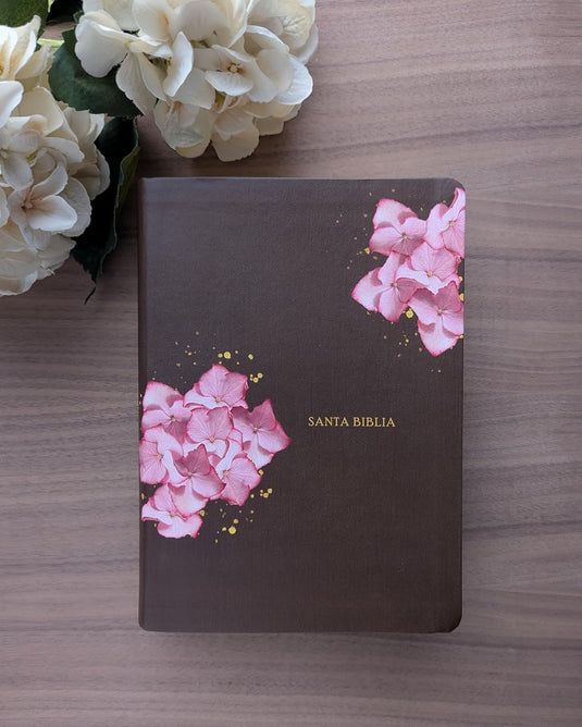 Biblia de estudio del Diario Vivir NTV, SentiPiel café/rosa