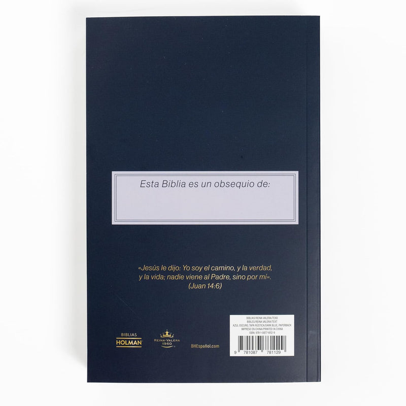 Cargue la imagen en el visor de la galería, Biblia RVR 1960, Edición Ministerial, tapa rústica azul oscuro
